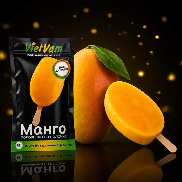 Сушёные манго-палочки, премиум