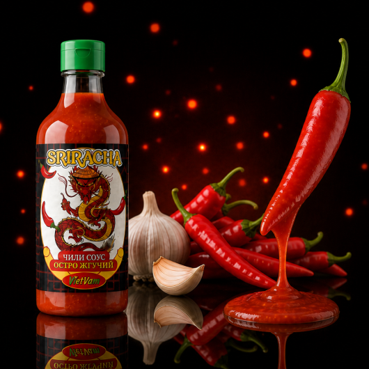 Реклама соуса Sriracha Premium